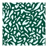 Deep Emrald | Green Terrazzo Pattern | Fun Funky Eclectic Modern Boho Painting (Print Only) thumbnail