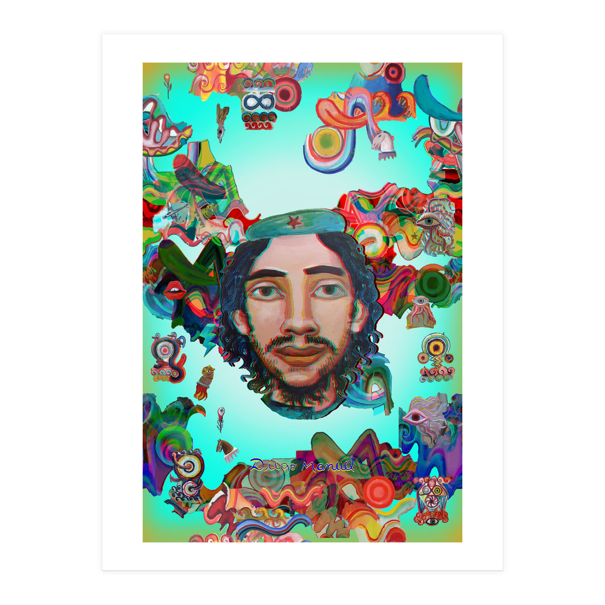 El Che Y Graffiti 4 (Print Only)