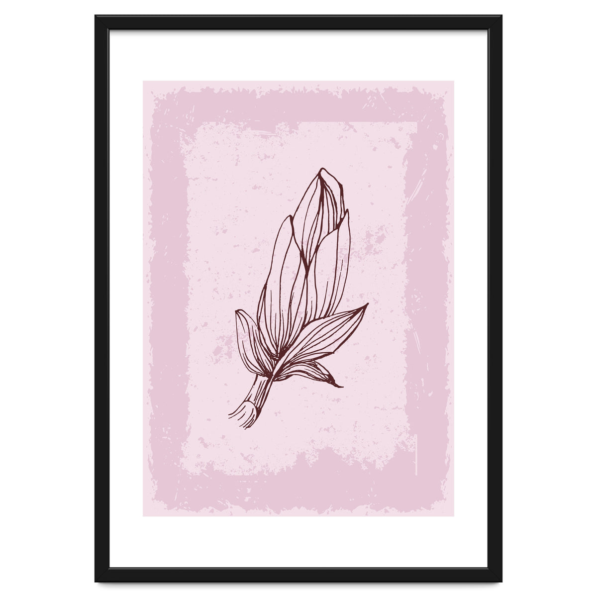 Magnolia Simple Minimal Boho - Botanical Leaves