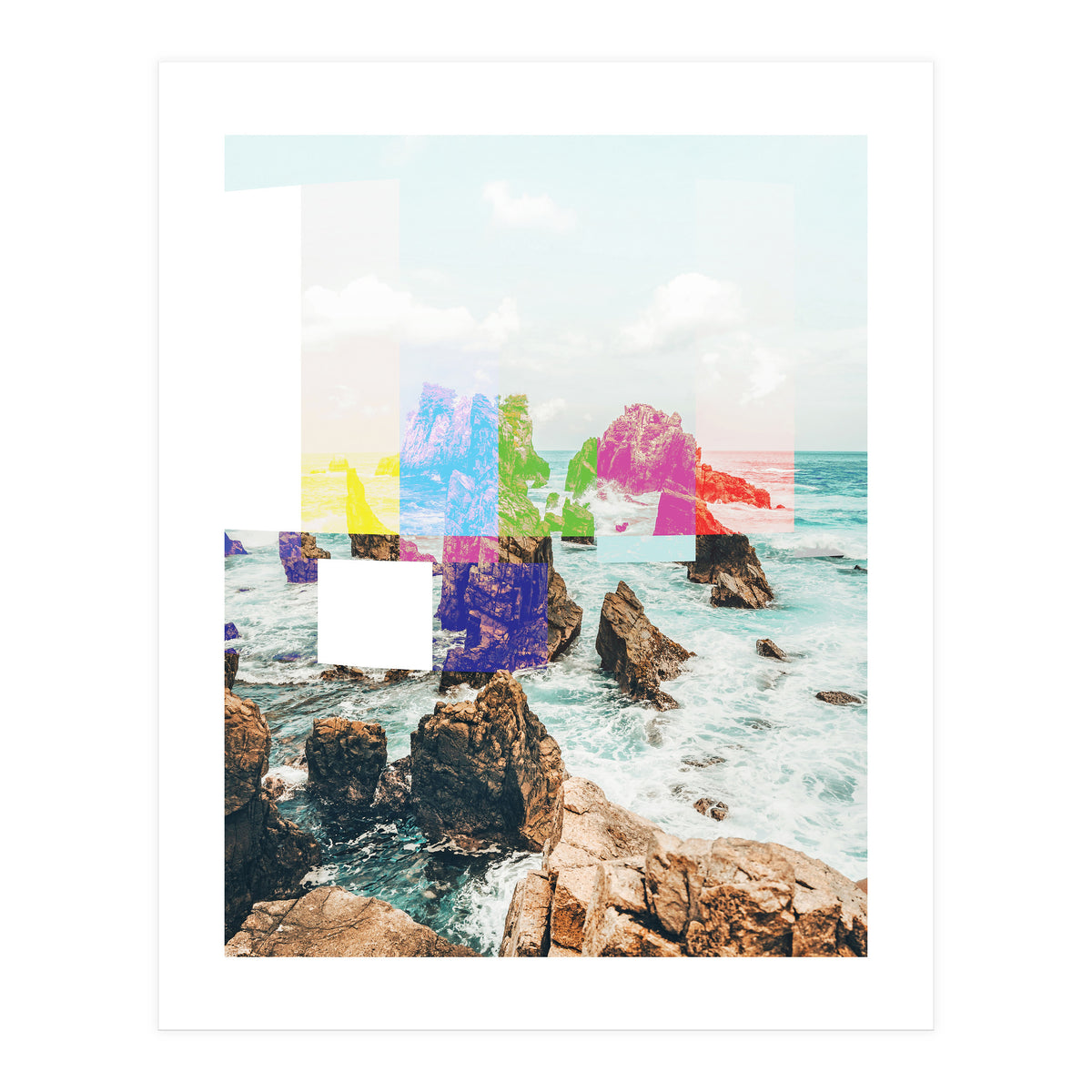 Virtual Sky Glitch (Print Only)