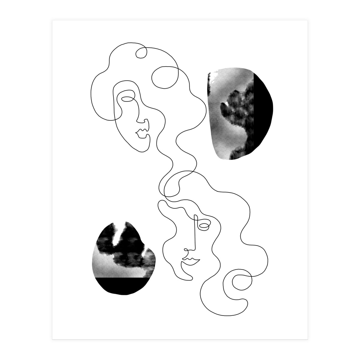 women and stones (Print Only)