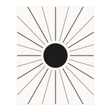 SUN IN LINES - BLACK (Print Only) thumbnail