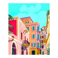 Colorful Houses (Print Only)