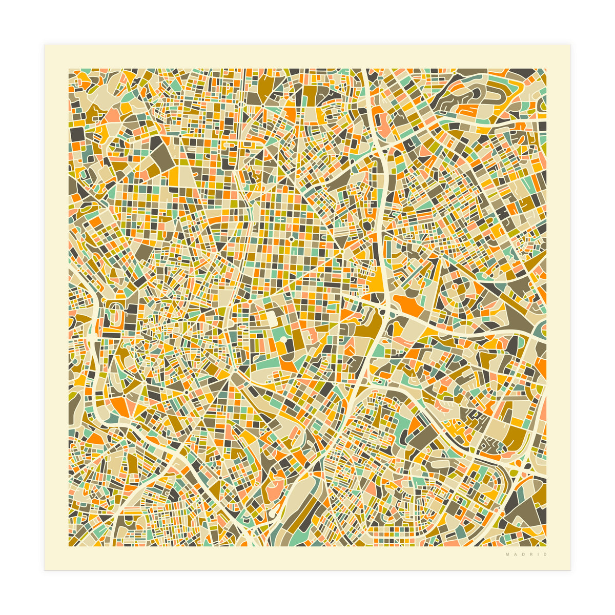 MADRID MAP (Print Only)