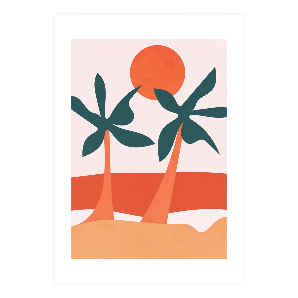 Beach Scandi Artwork (Print Only)