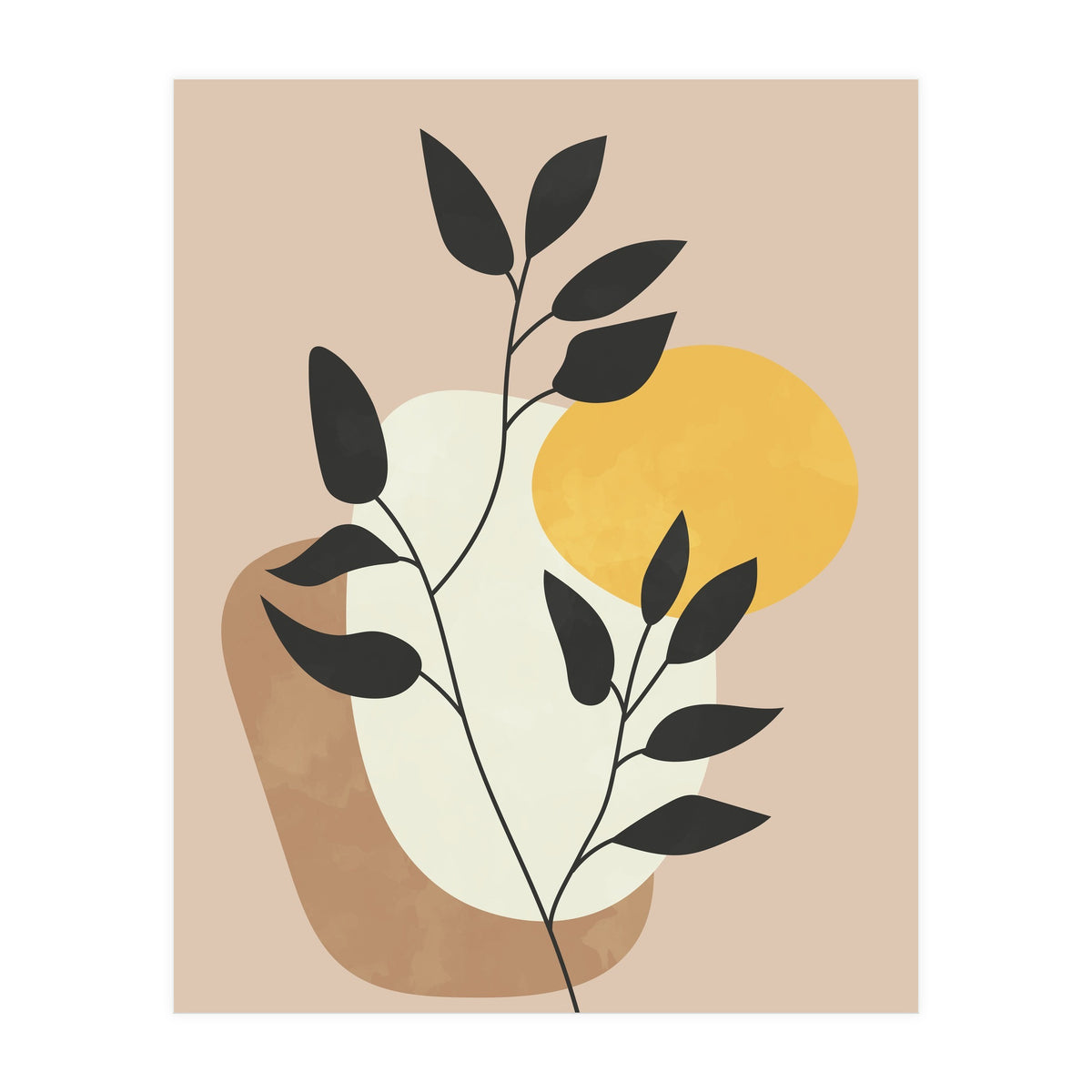 Minimalist Boho Plant (Print Only)
