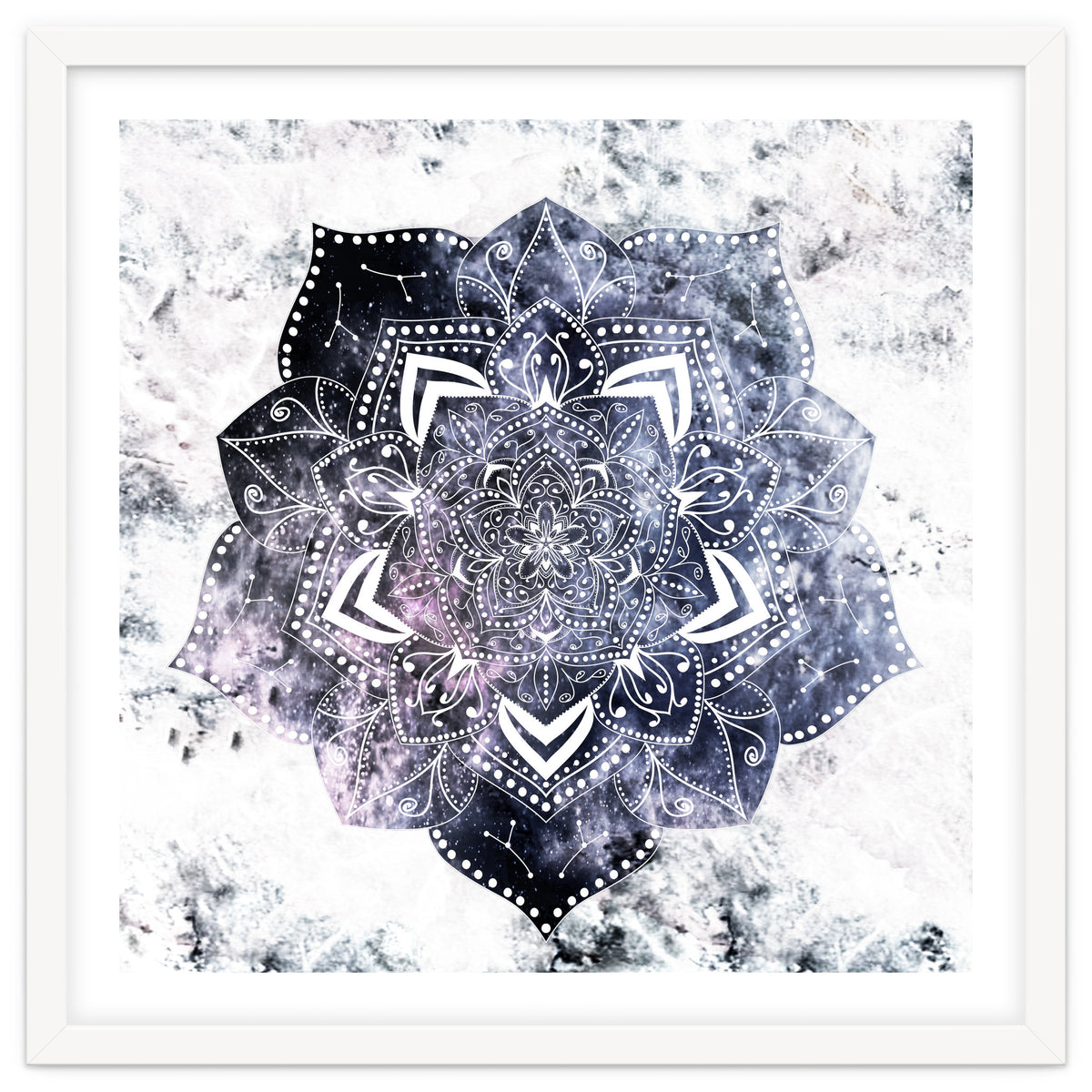 Cancer Constellation Mandala