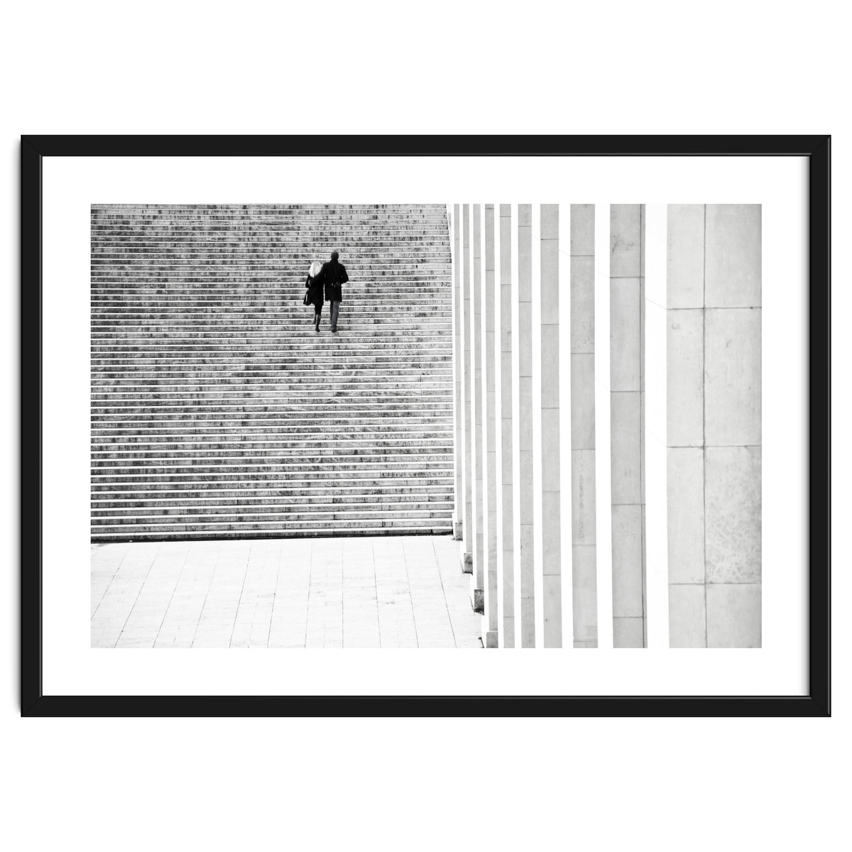 Couple On Stairs, Paris