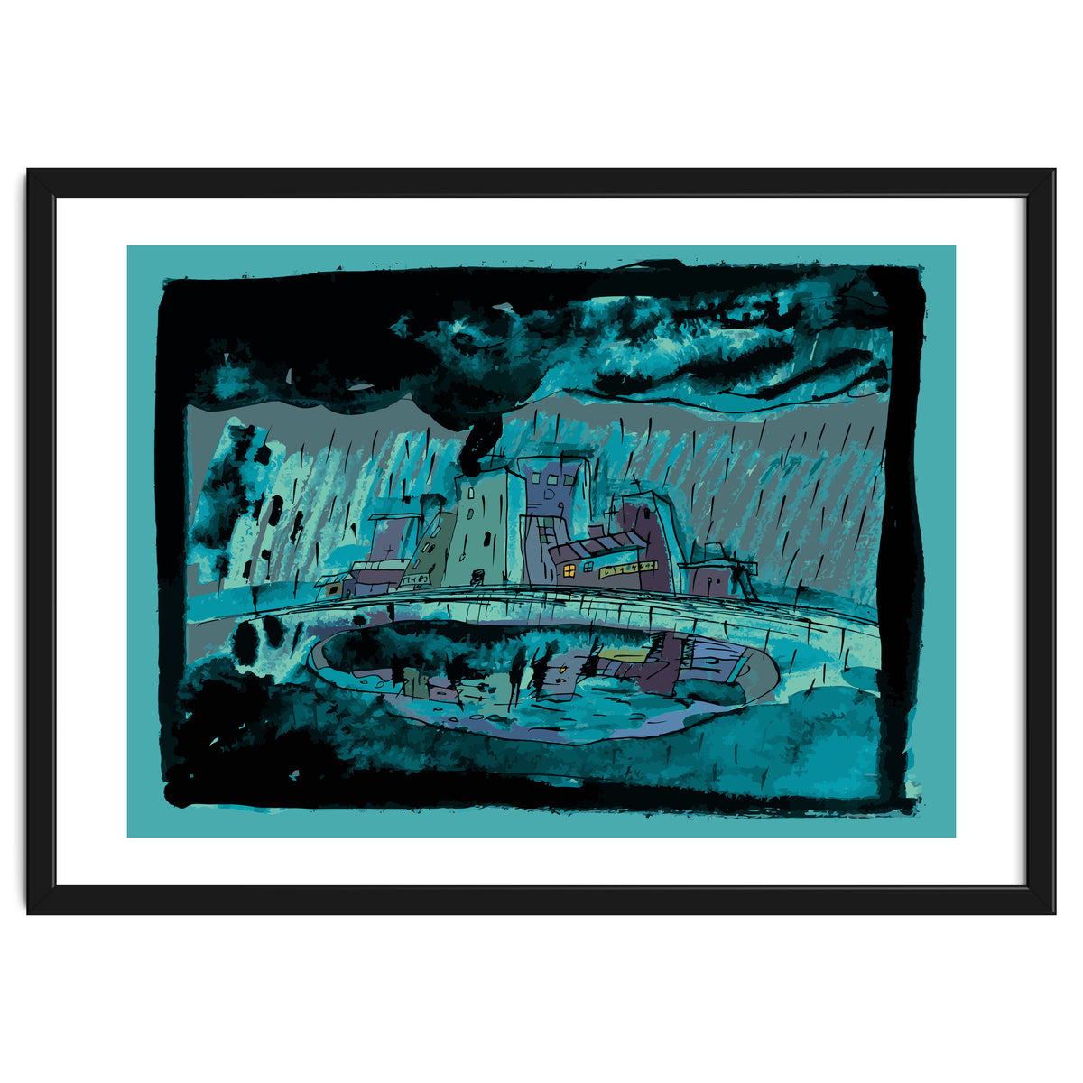 Autumn Rain in the Old City