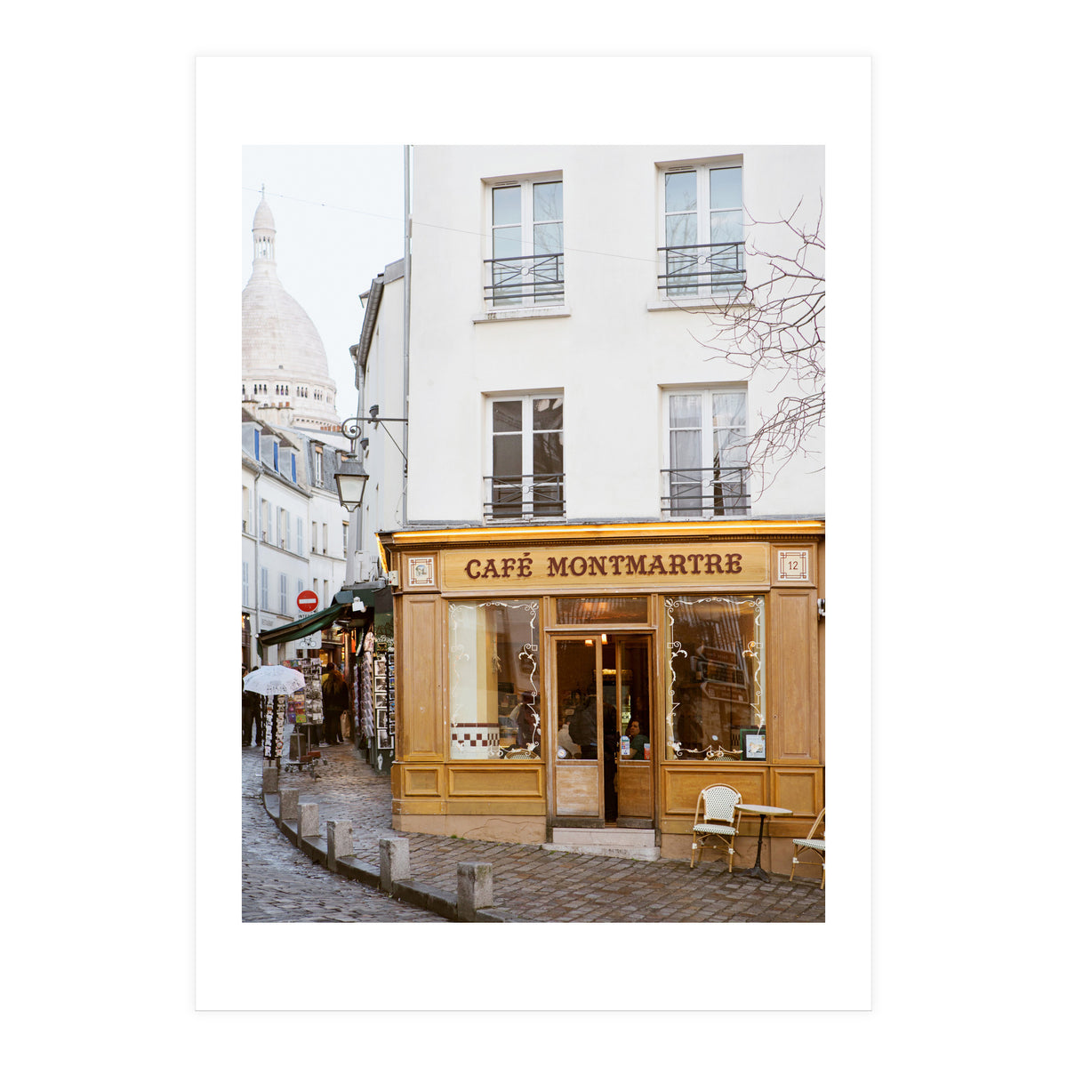 Cafe Montmartre in Paris (Print Only)