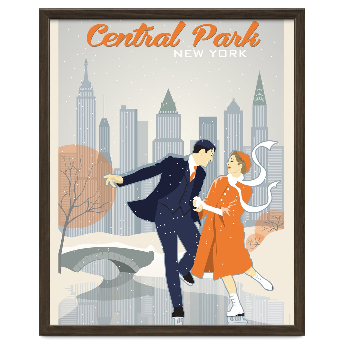 Skating in Central Park