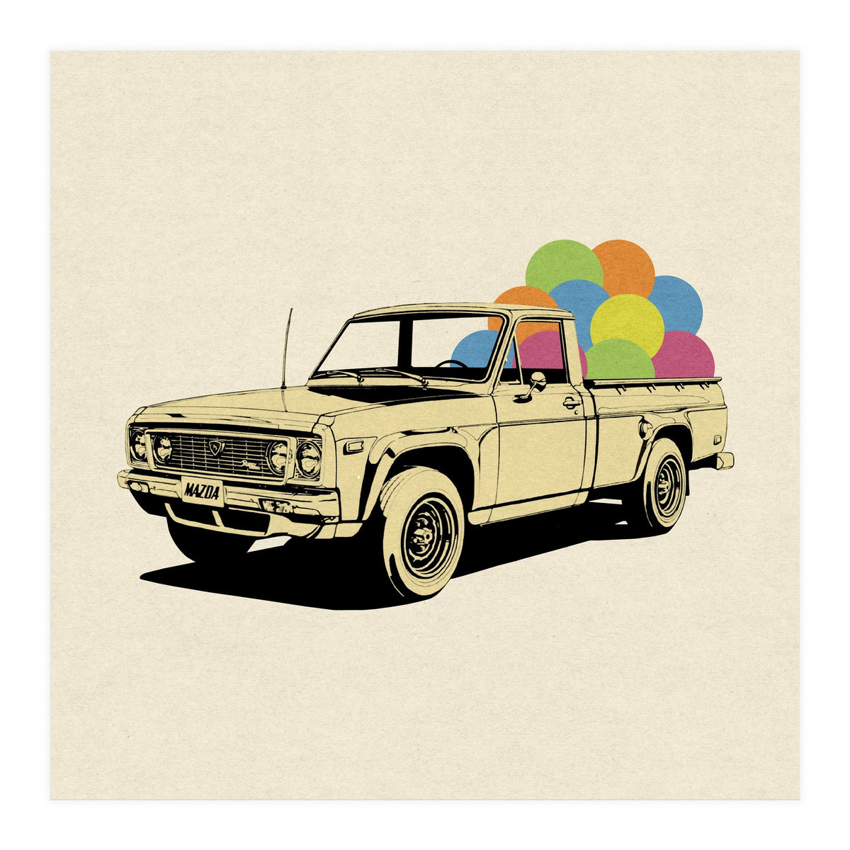 Pickup Truck (Print Only)