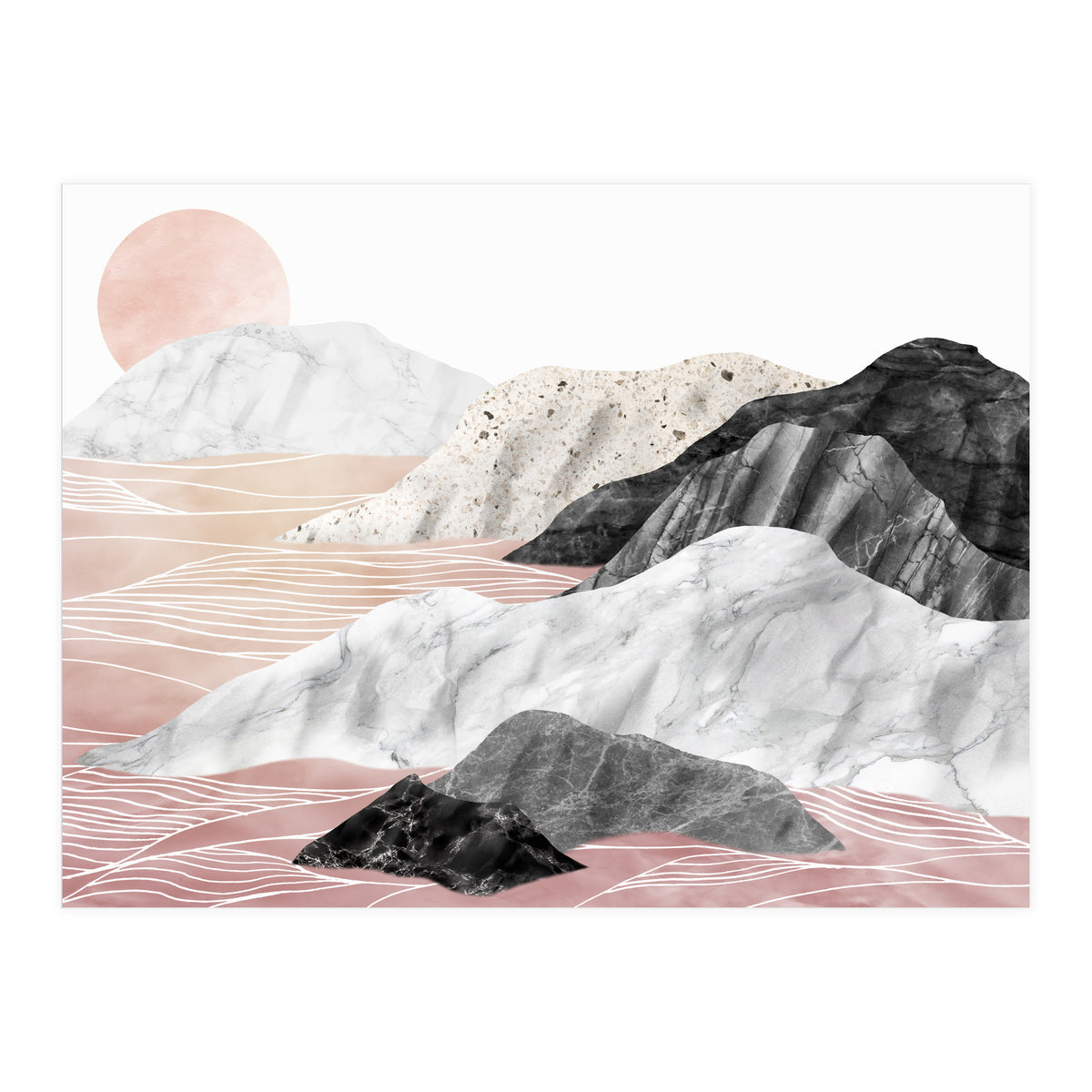 Marble Landscape 01 (Print Only)