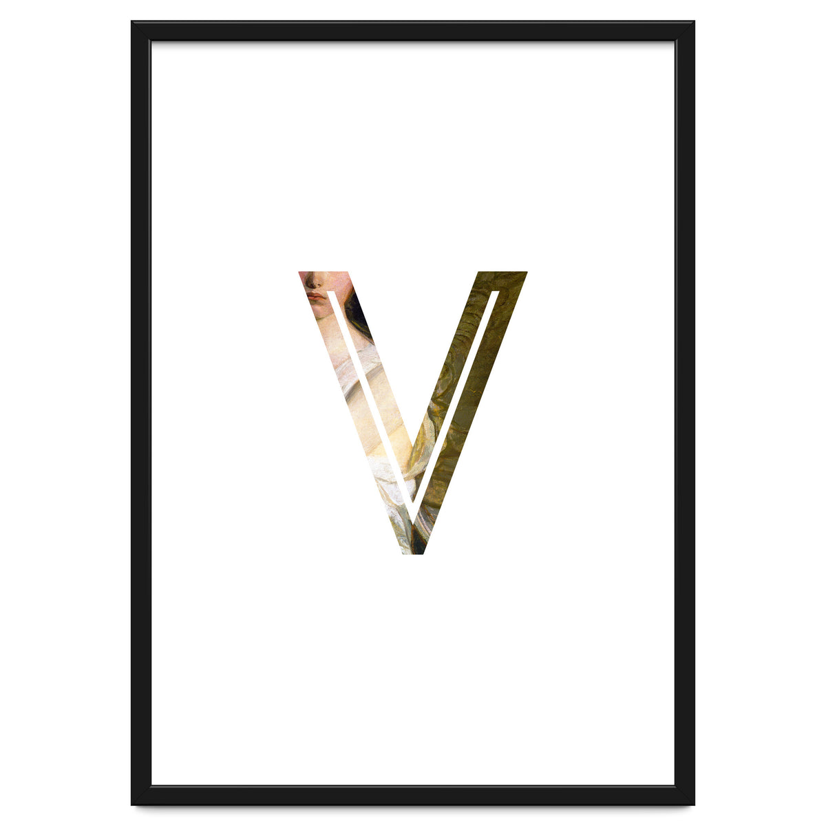 Letter V - (Impress)