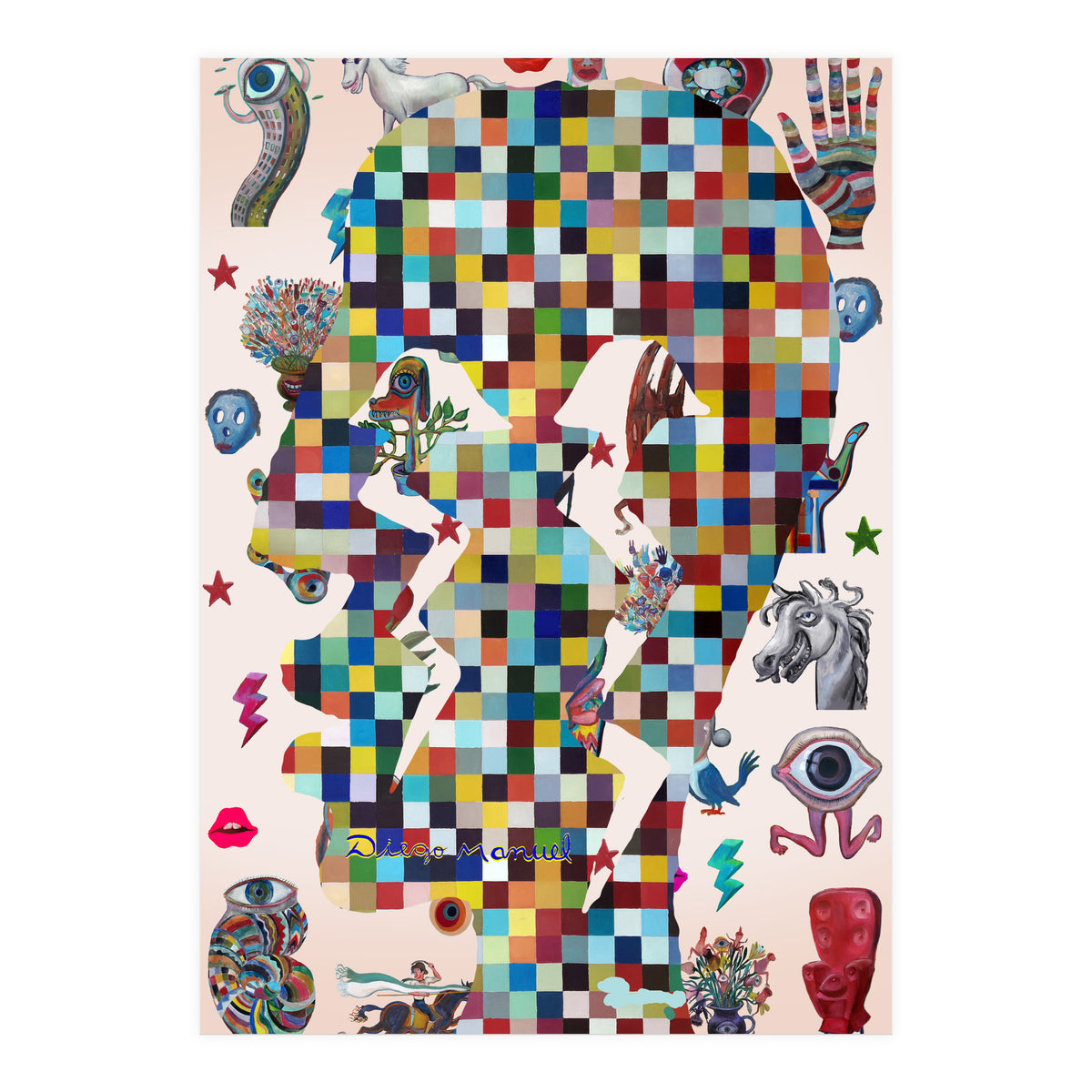 Perfil Con Rayos B 11 (Print Only)