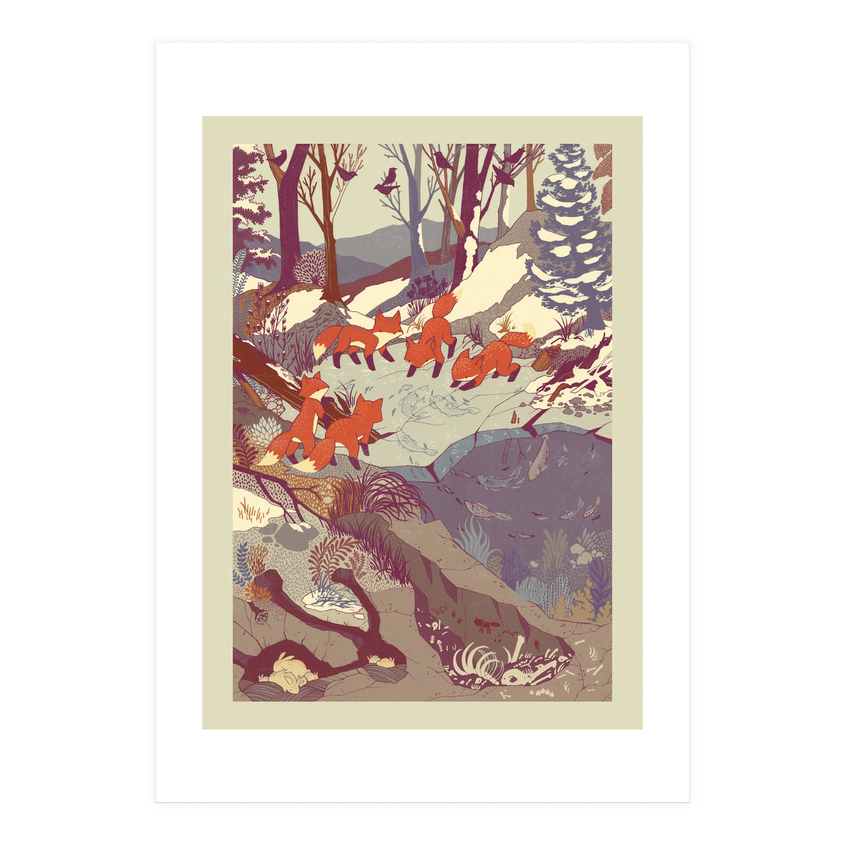 Fisher Fox (Print Only)