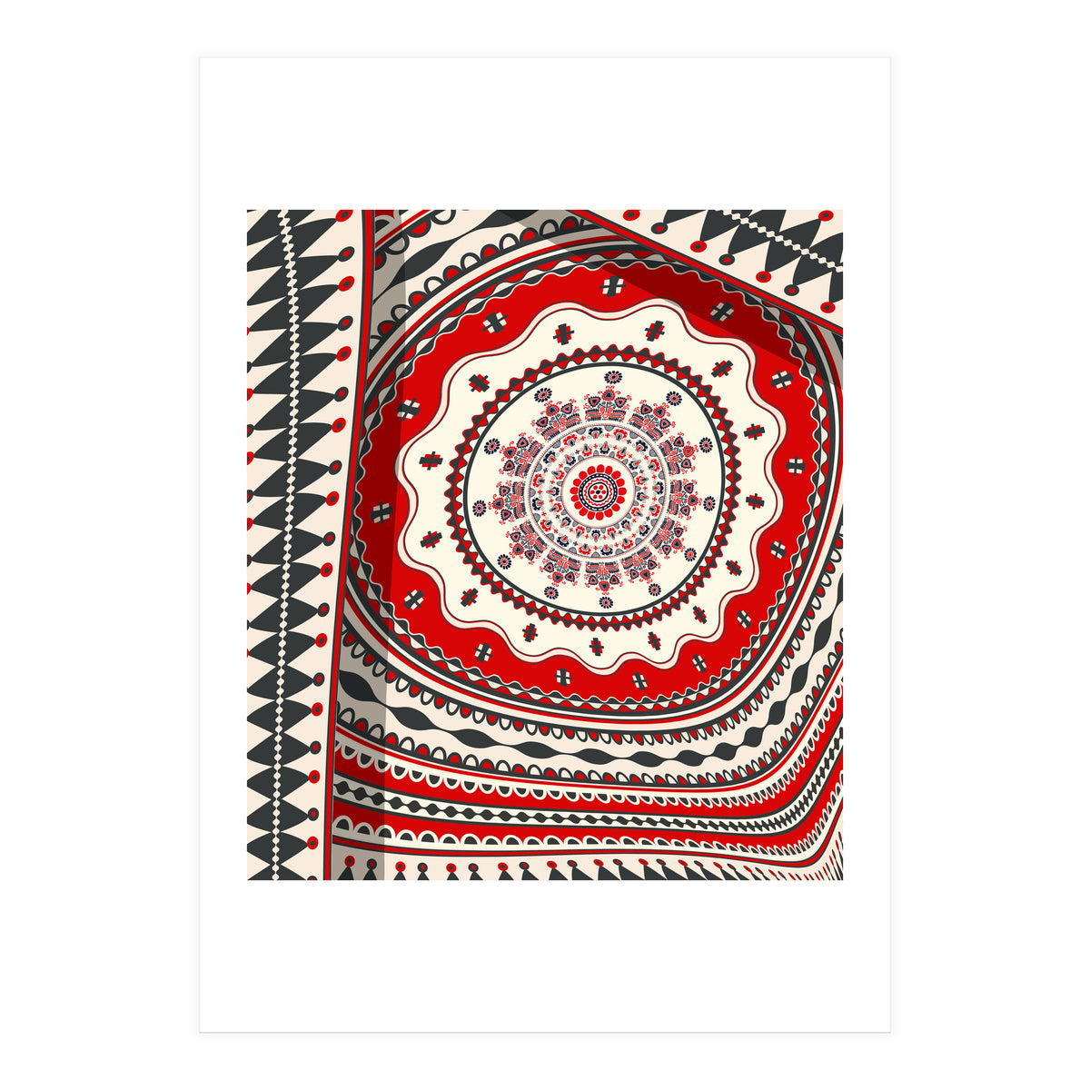 Romanian embroidery background 25 (Print Only)