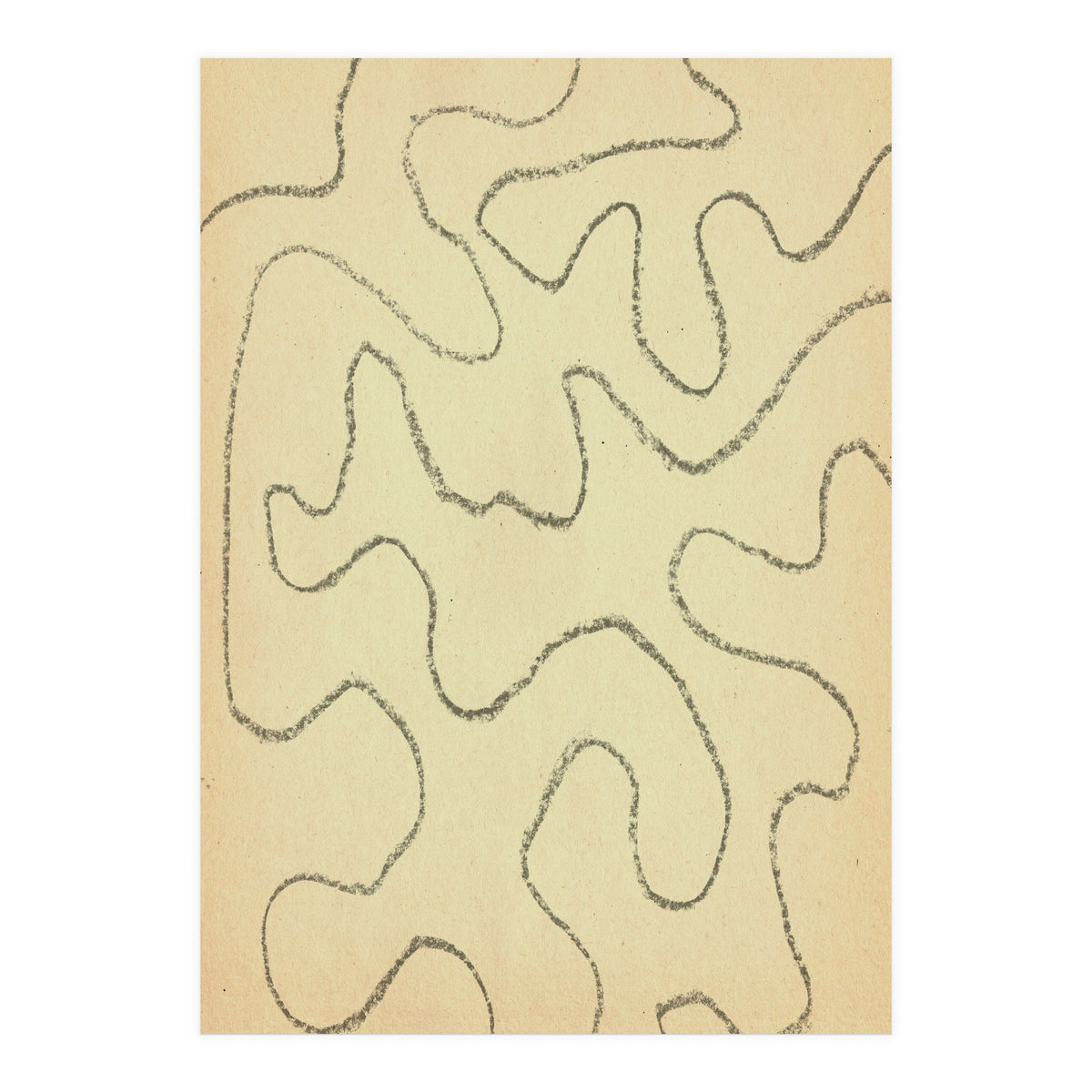 Abstract organic lines (Print Only)