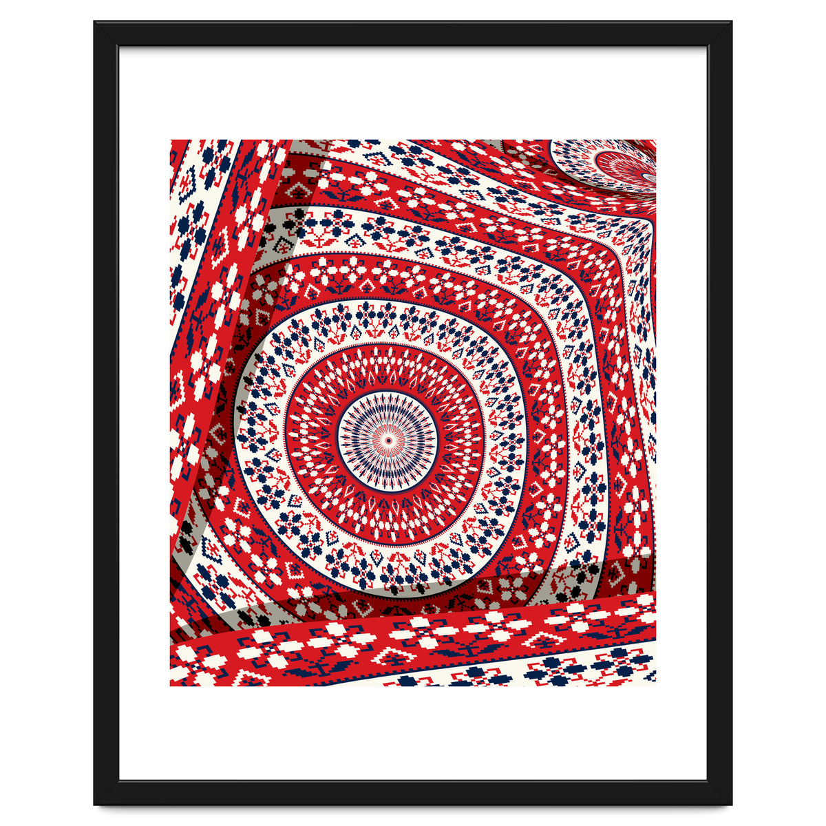 Romanian embroidery background 6