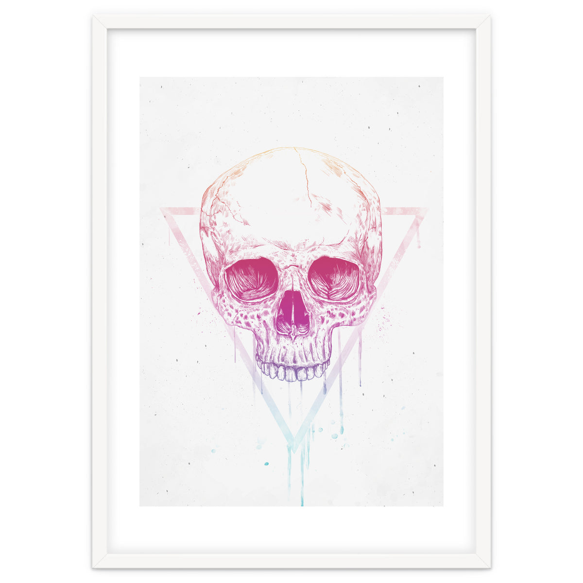 Skull In Triangle