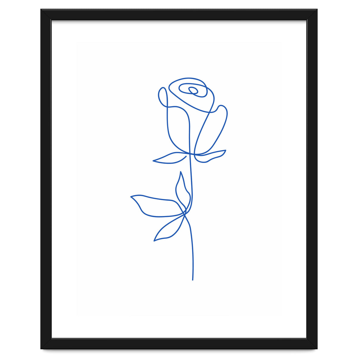 One Line Art Flower