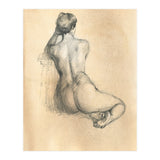Nude beautiful girl from the back (Print Only) thumbnail