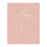 wake woman line-pink (Print Only) thumbnail