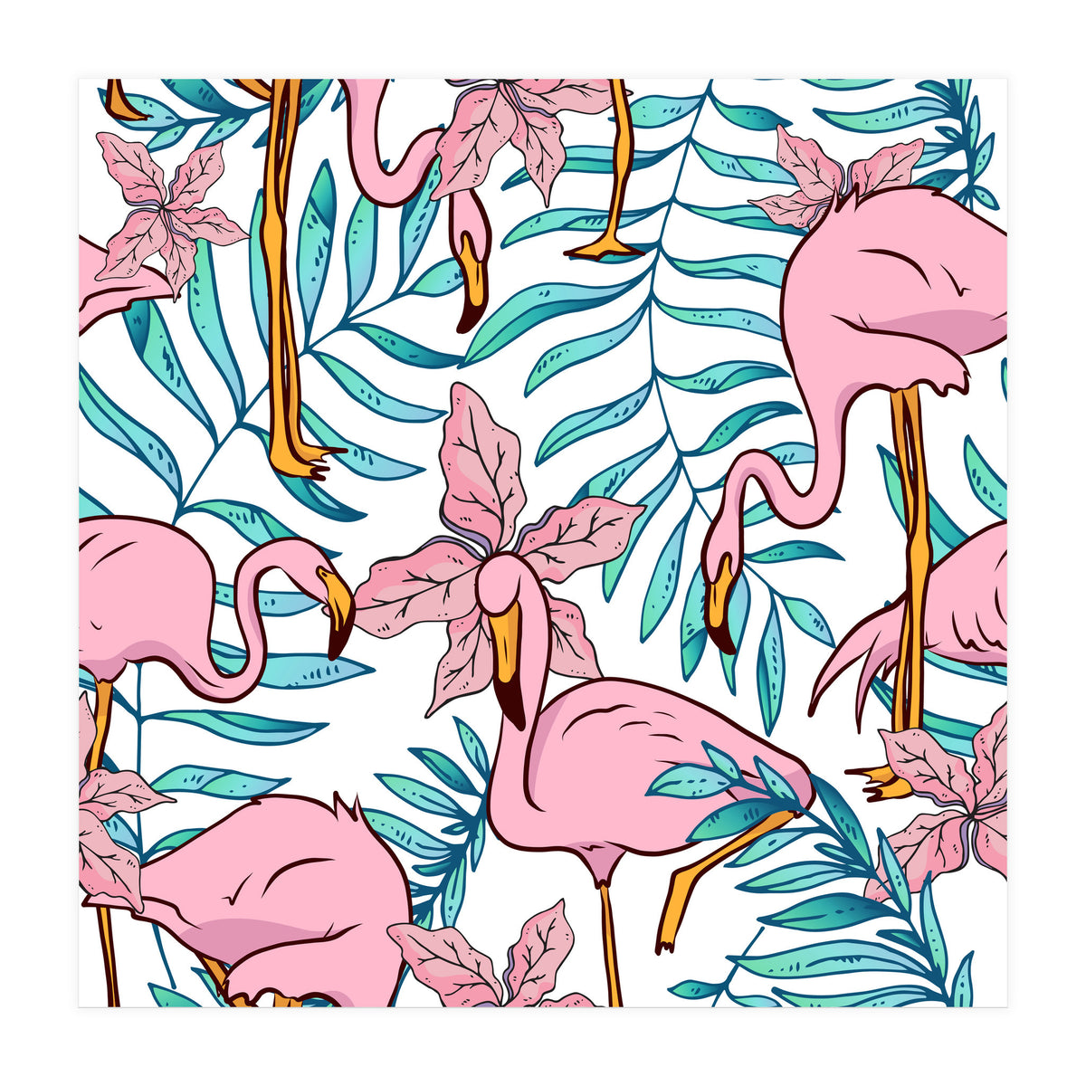 Boho Flamingo (Print Only)