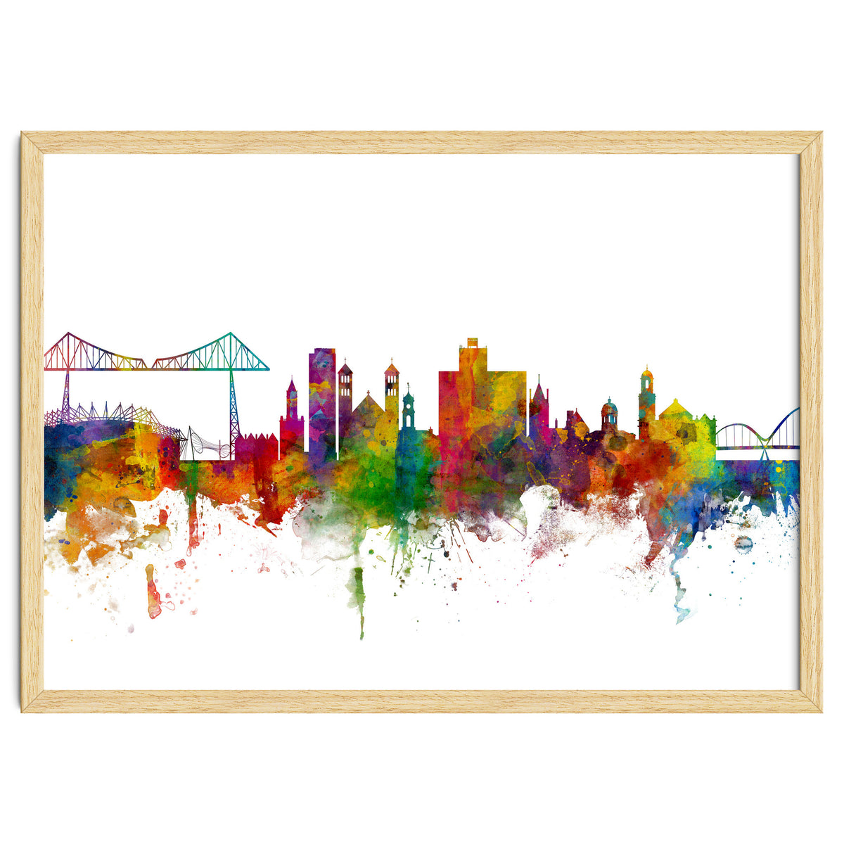 Middlesbrough England Skyline