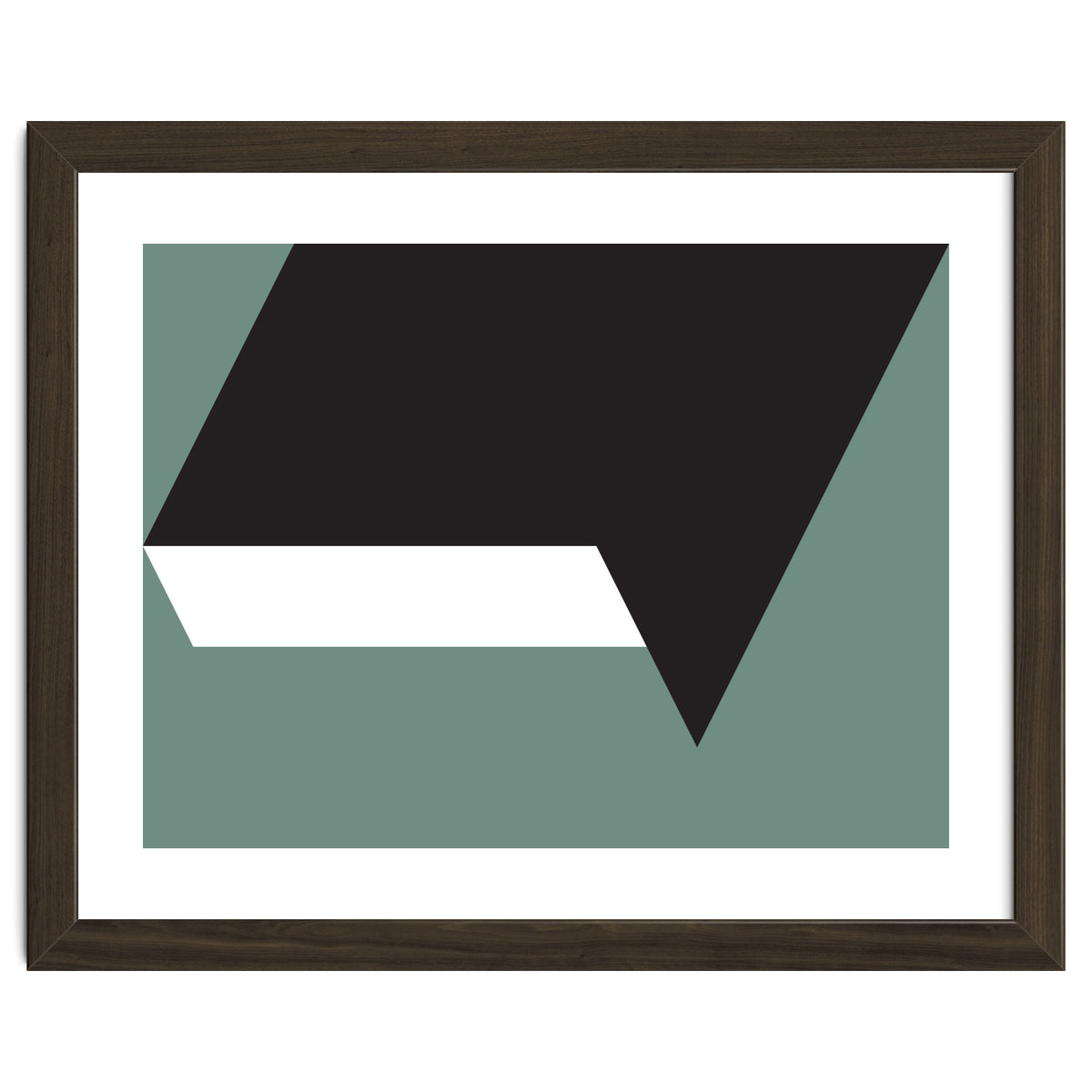 Geometric Shapes No. 85 - black, white & grey