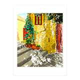 The Path to Peace | Summer Architecture Travel | Exotic Places Vintage Bohemian House (Print Only) thumbnail