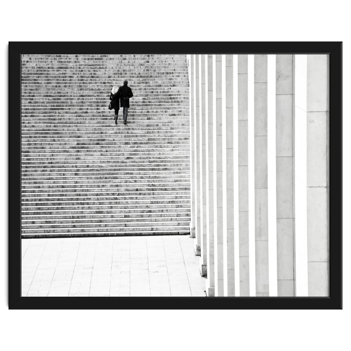 Couple On Stairs, Paris