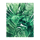 Tropical State of Mind | Watercolor Palm Banana Leaves Painting | Botanical Jungle Bohemian Plants (Print Only) thumbnail