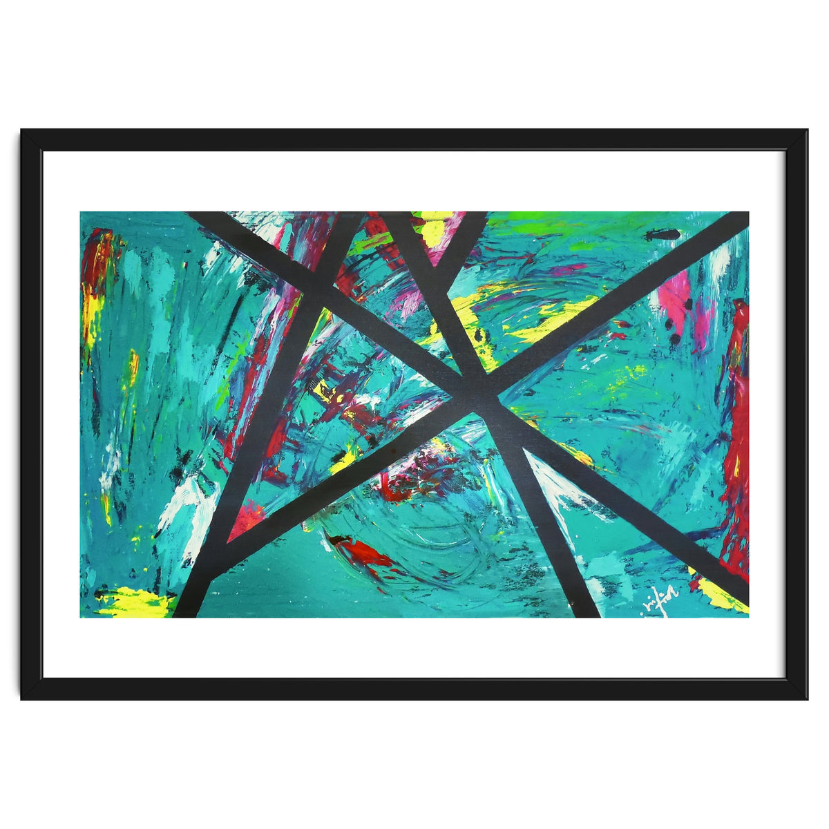 Struggle - Abstract On Canvas