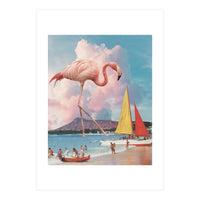 Flamingo Playground (Print Only)