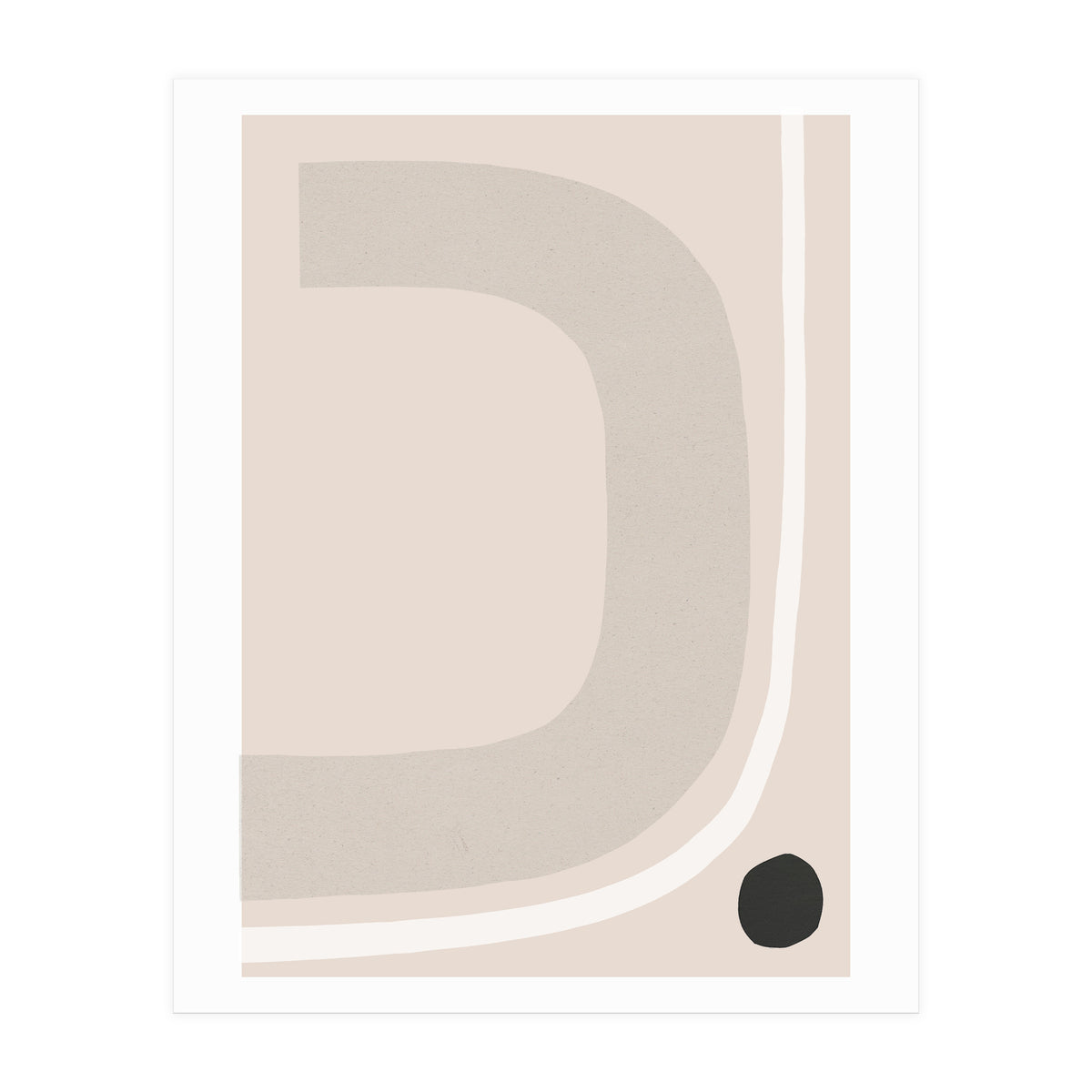 Beige Wave (Print Only)