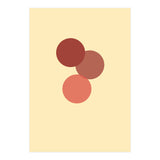 Red circles abstract (Print Only) thumbnail