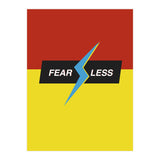 Modern Geometric Minimalist Typography Fear Less (Print Only) thumbnail