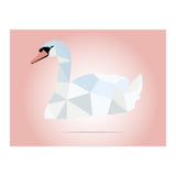 Swan Low Poly Art (Print Only) thumbnail