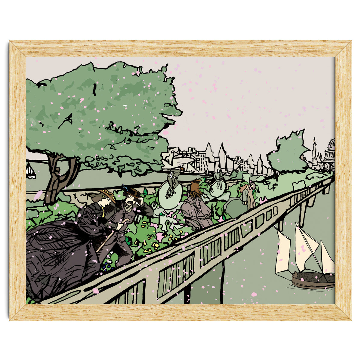 A Windy Day On The Garden Bridge