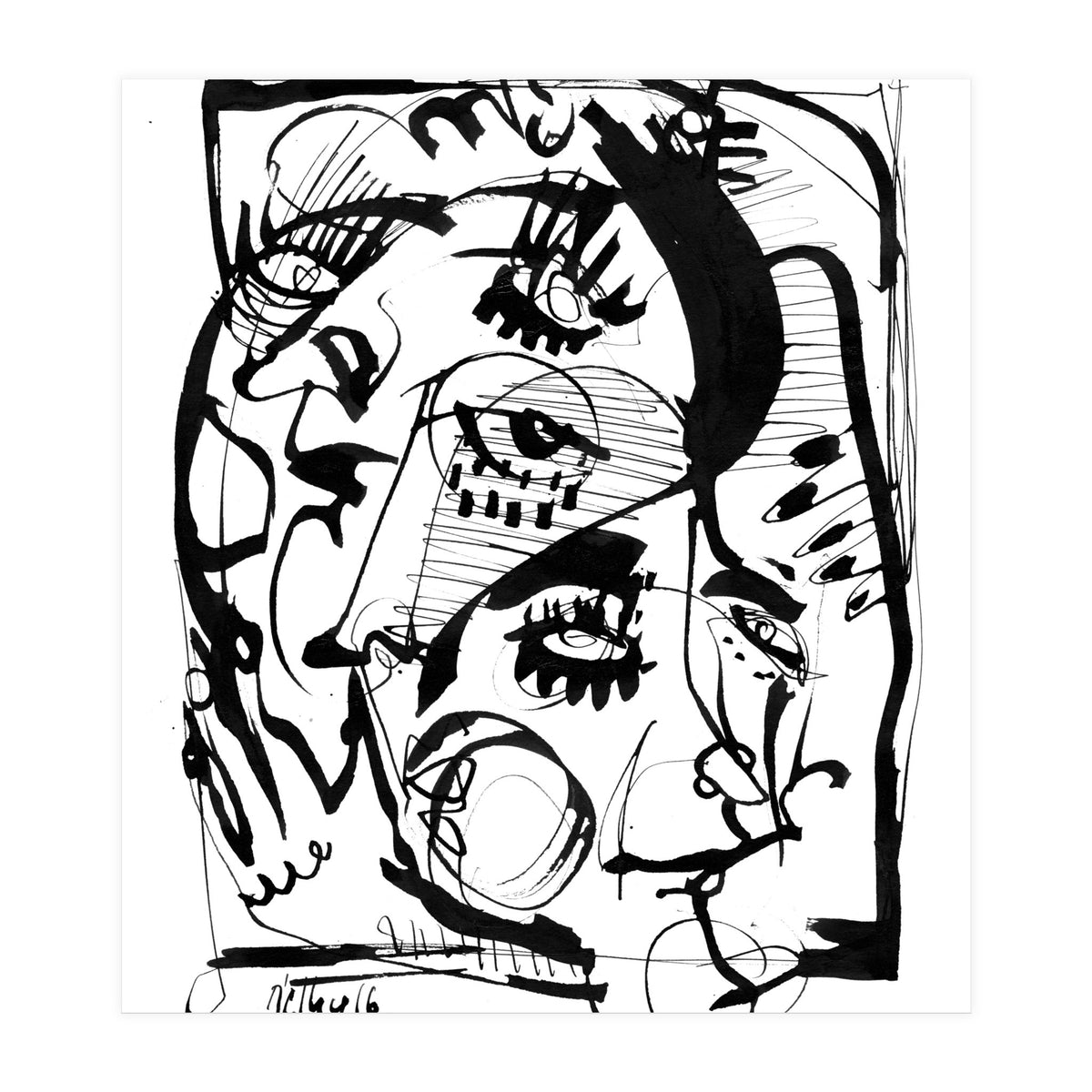 The Pretty People - b&w (Print Only)