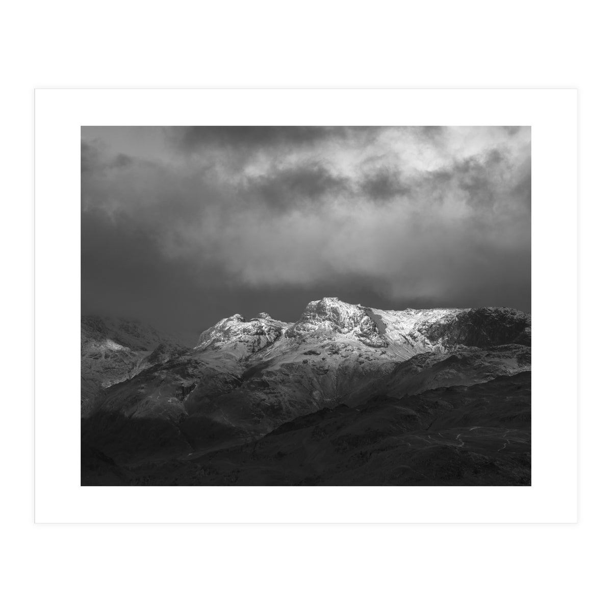 The Langdale pikes (Print Only)