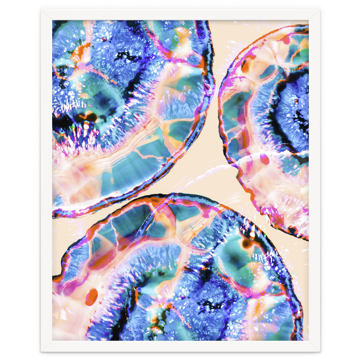 Abstract Agate Painting