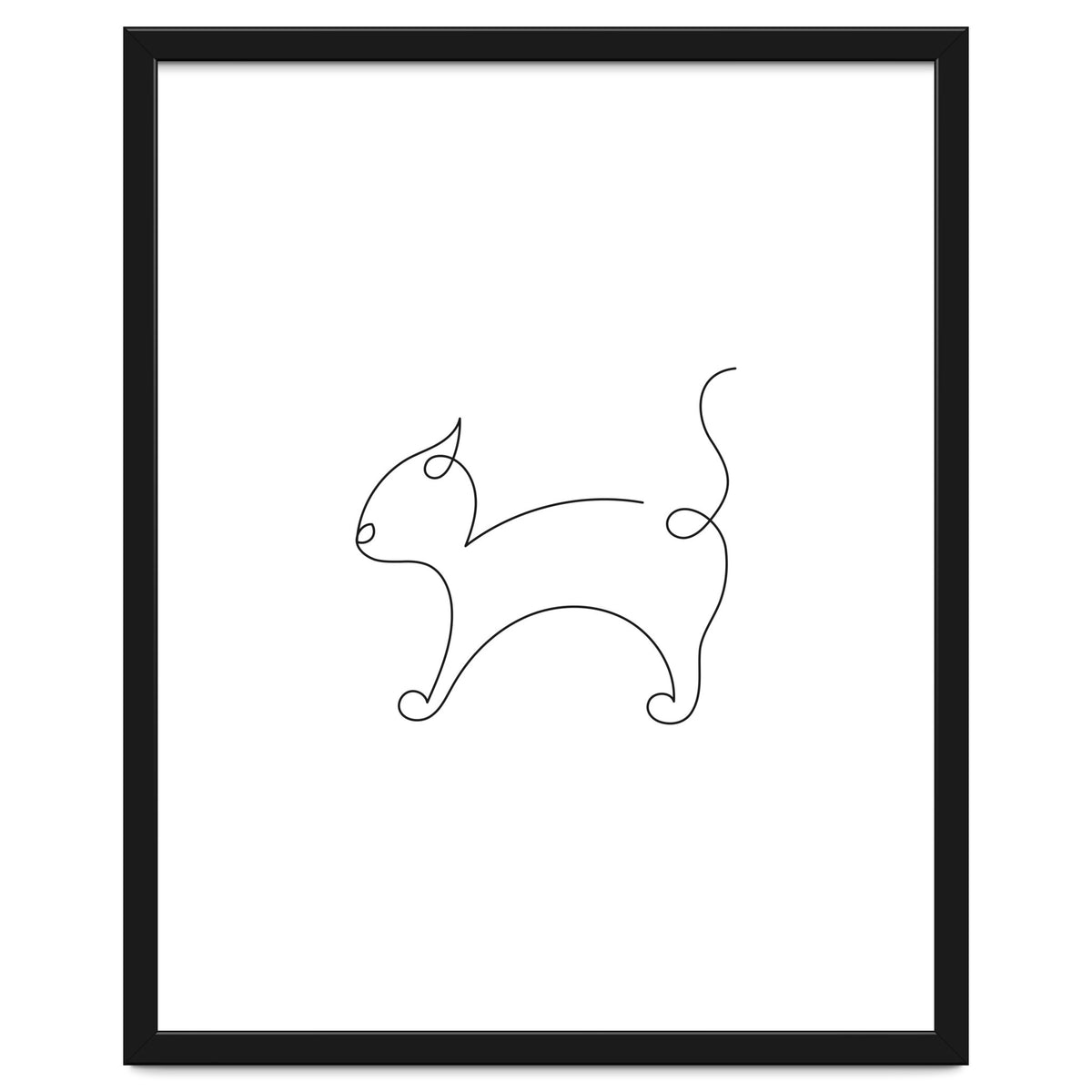 One Line Cat