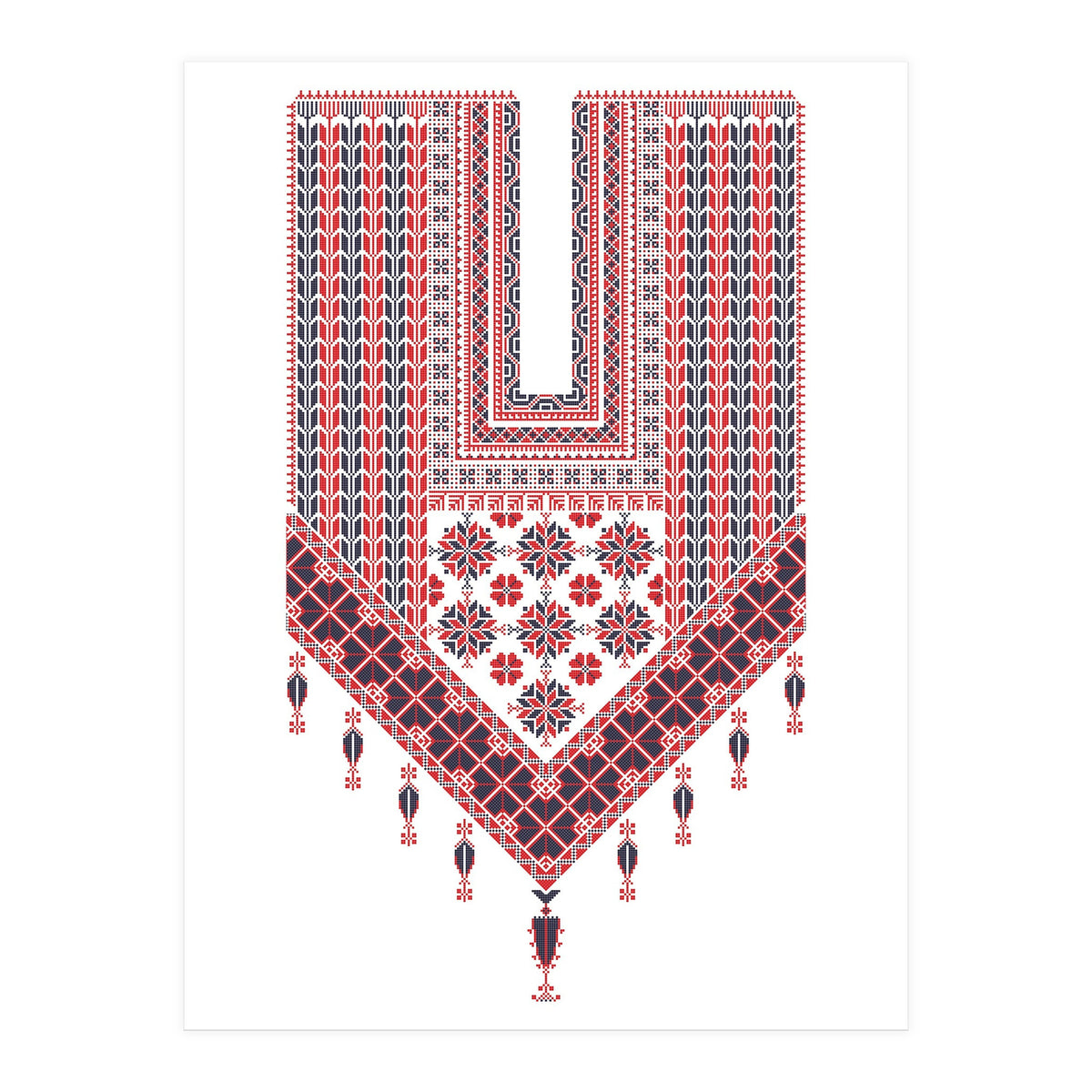 Tatreez Ornament 12 (Print Only)