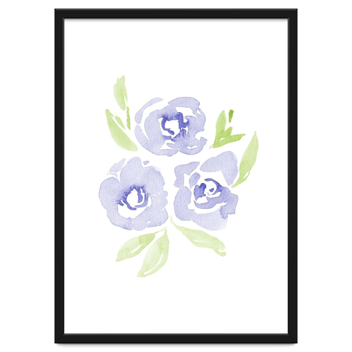 Wild Roses | Periwinkle Blue