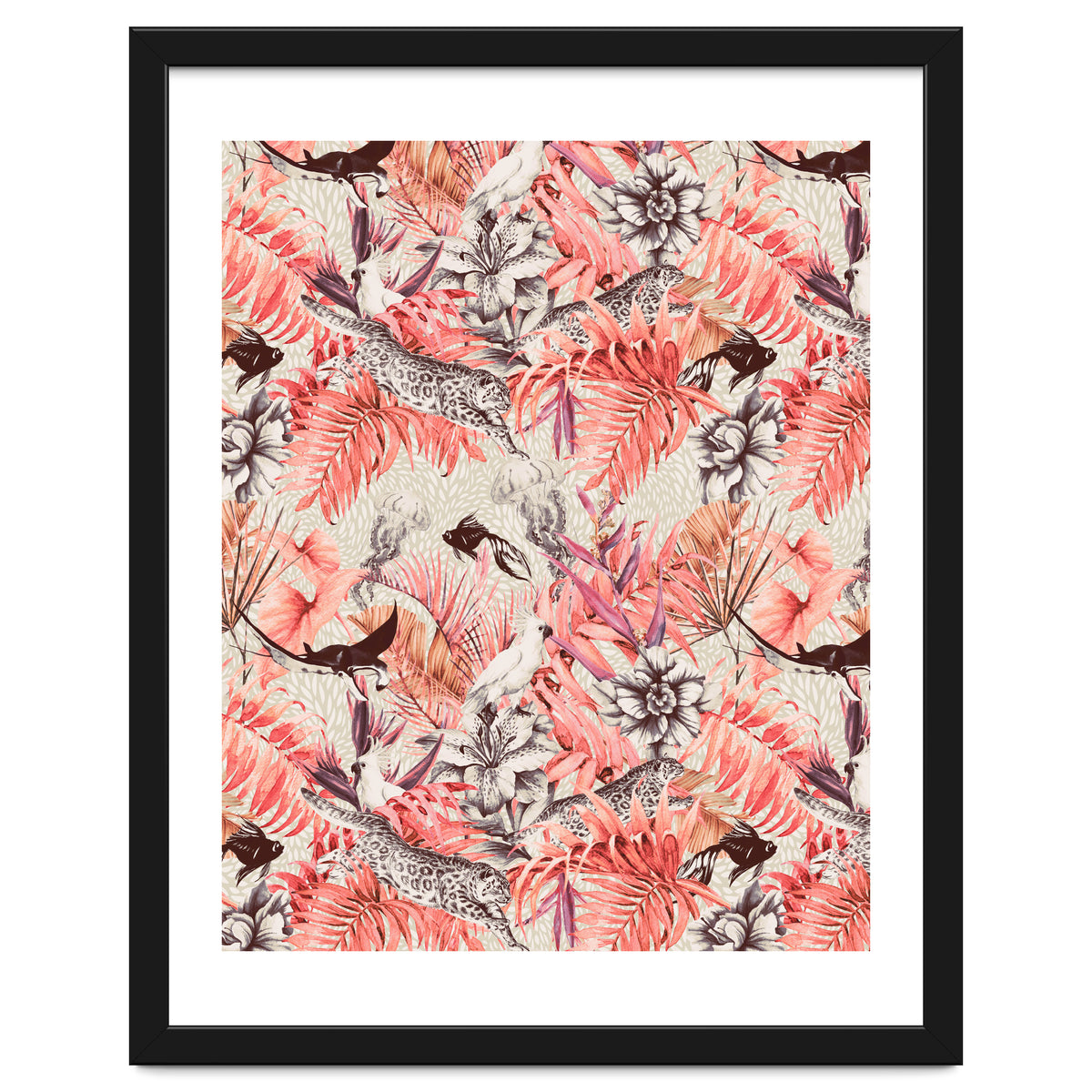 Tropical paradise pink