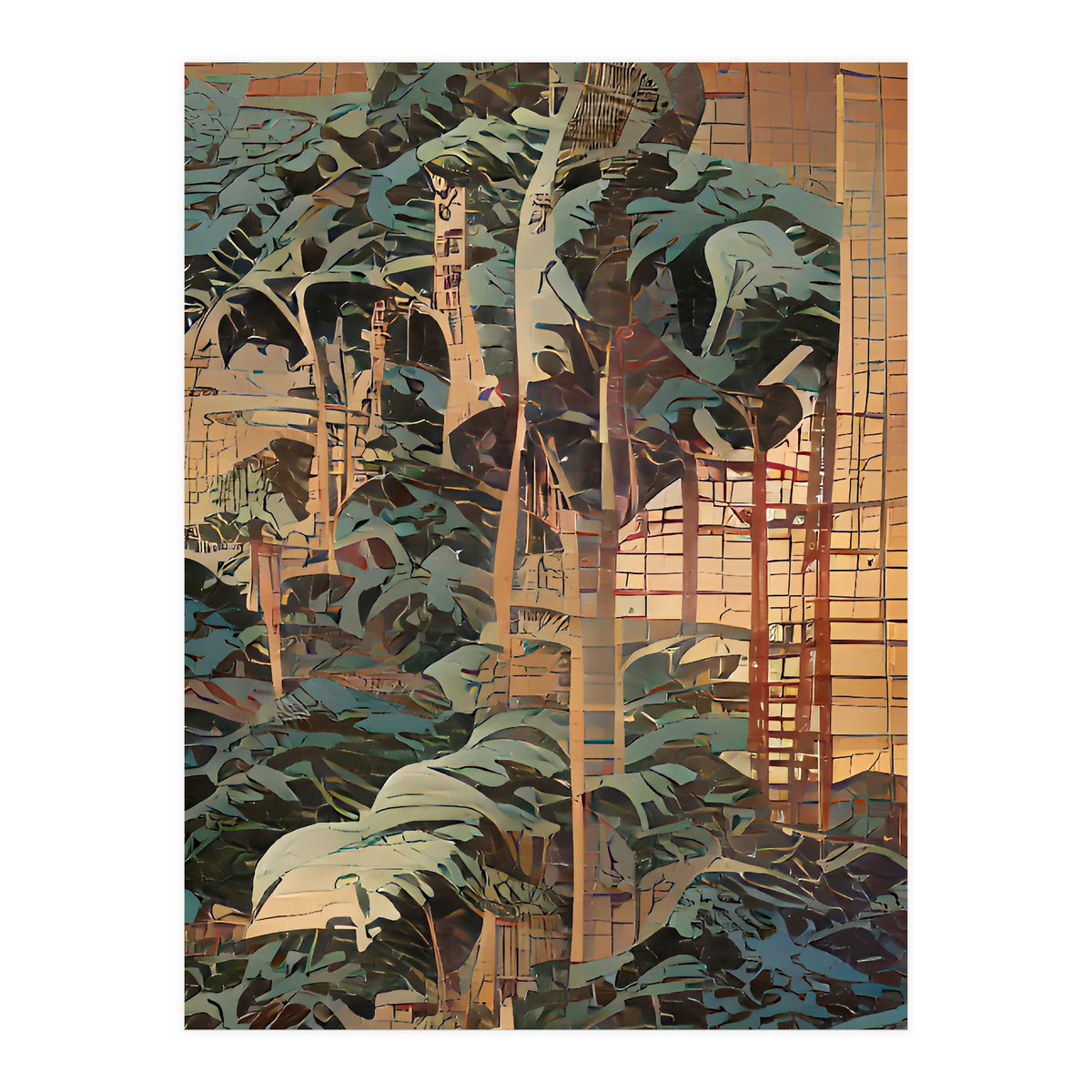 TROPICAL FOREST no4 - UKIYO-e (Print Only)