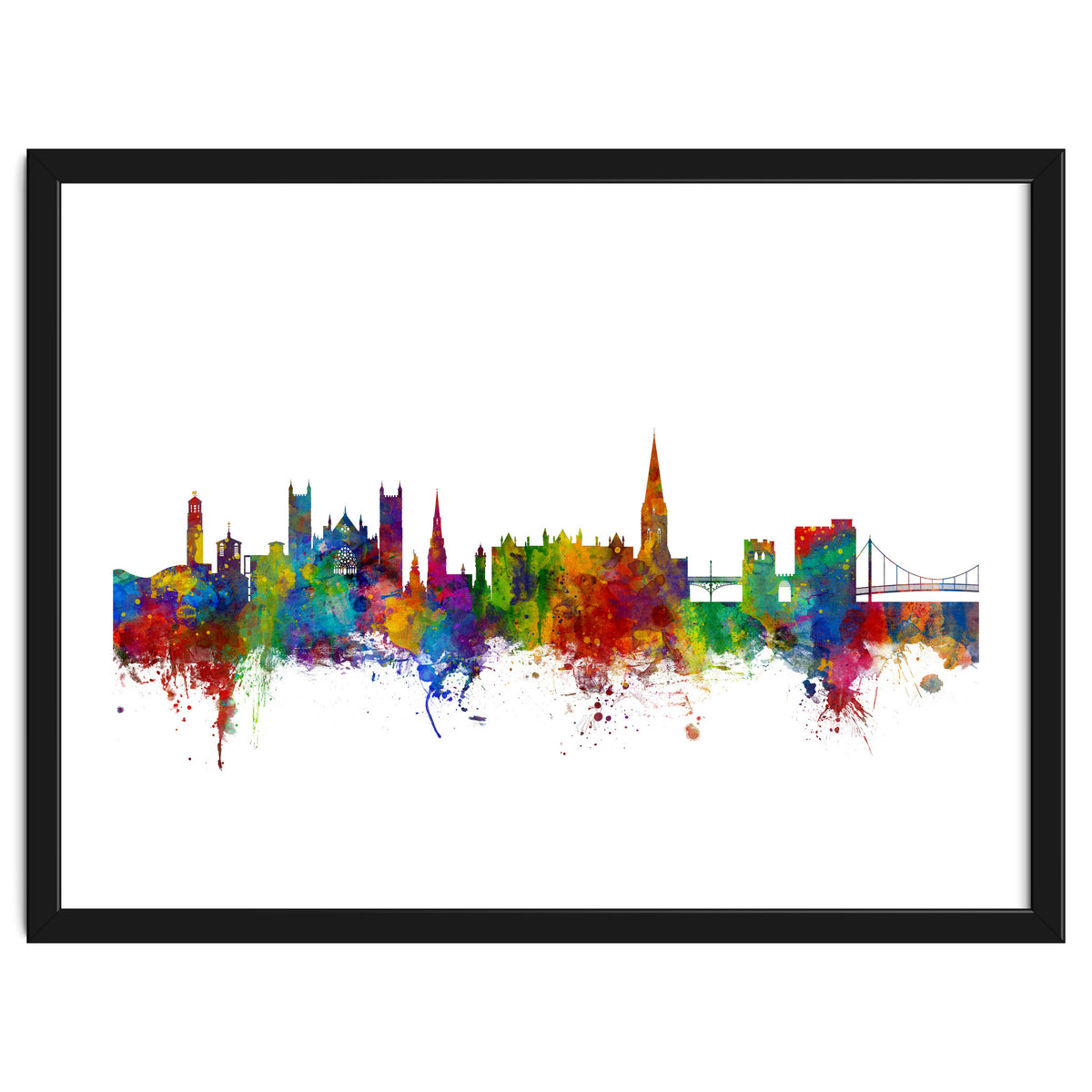 Exeter England Skyline