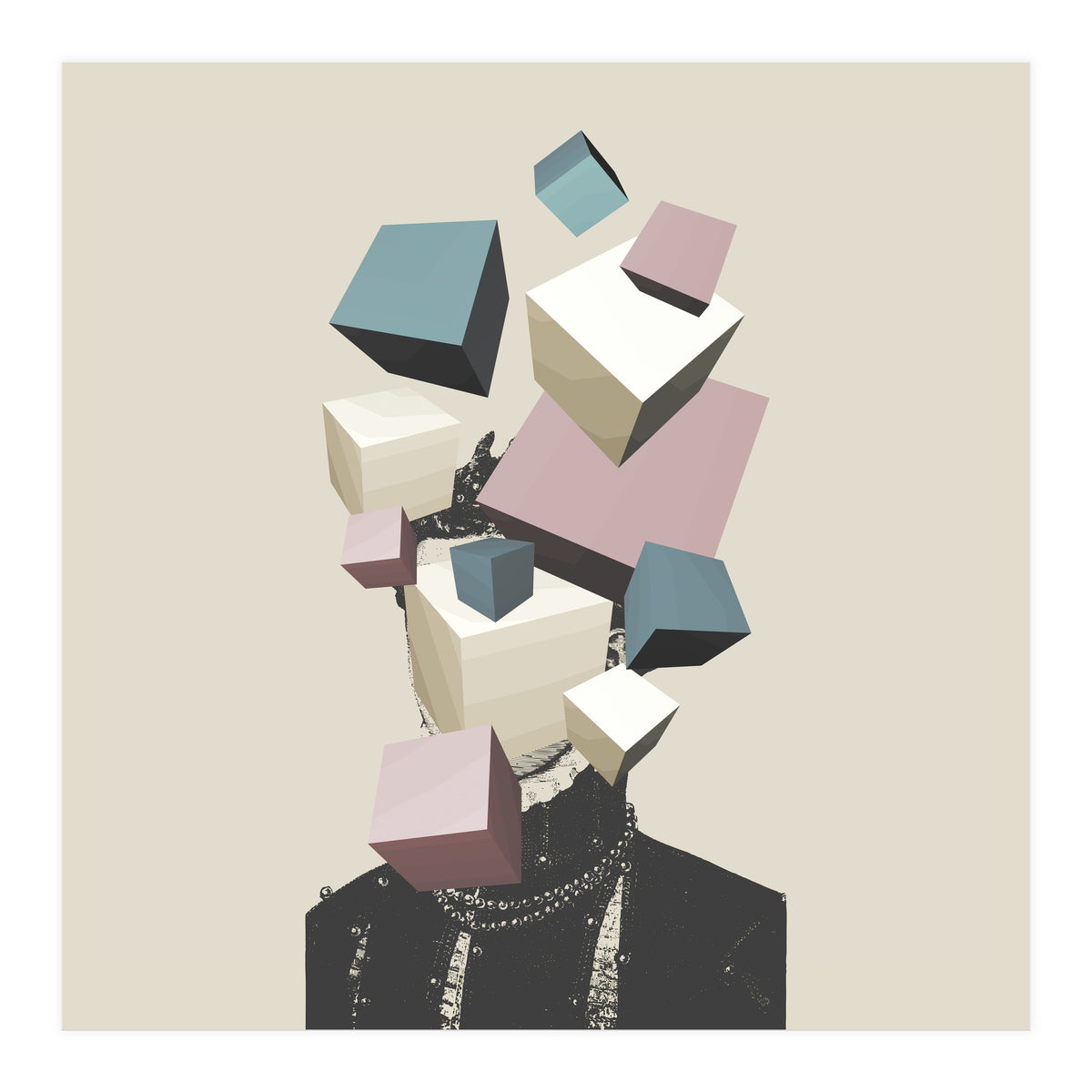 Queen Of Cubes (Print Only)